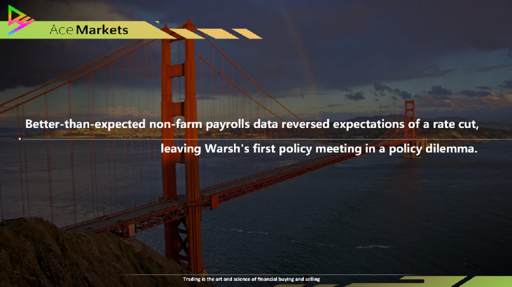 Better-than-expected non-farm payrolls data completely reversed expectations of an interest rate cut, leaving Warsh