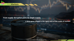 From supply disruption panic to ample supply: a deep game played in the rapid shift of the crude oil market