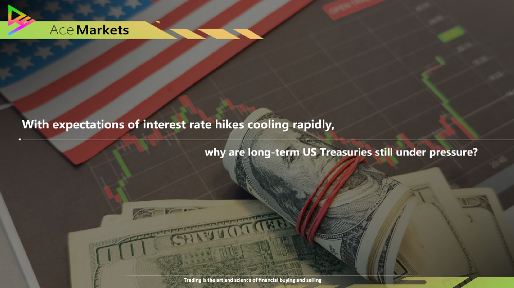 With expectations of interest rate hikes cooling rapidly, why are long-term US Treasuries still under pressure?