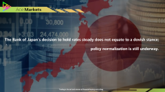 The Bank of Japan's decision to hold rates steady does not equate to a dovish stance; policy normalization is still underway.